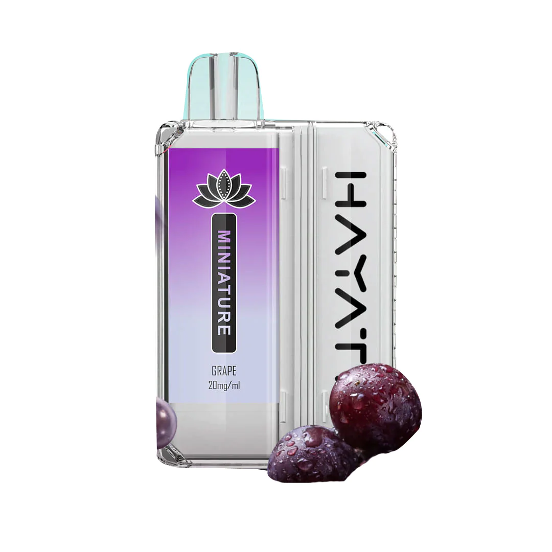 Grape Hayati® Miniature 600 Disposable Vape Pod Kit